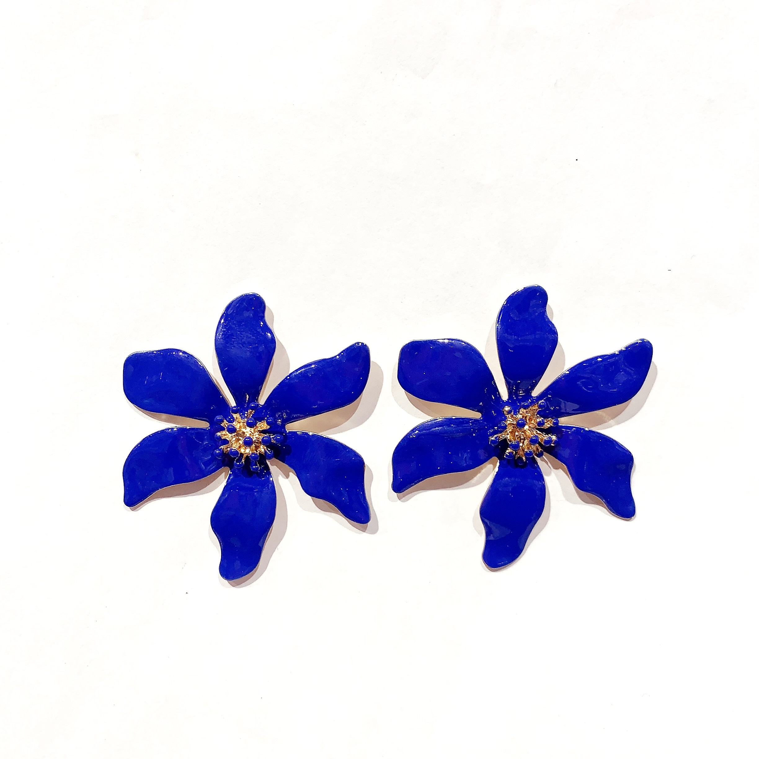 Pendientes flor esmalte