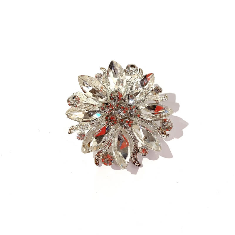 Broche cristal forma mandara