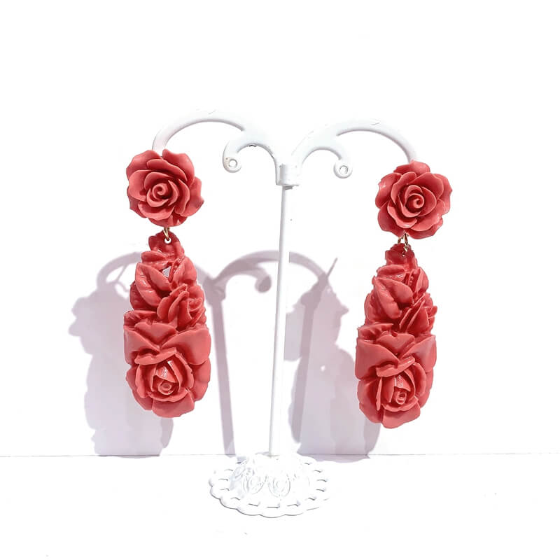 Pendientes flamenco E1962