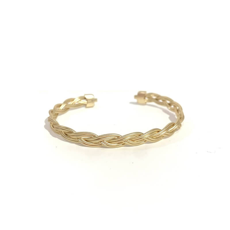 Brazalete laton trenza